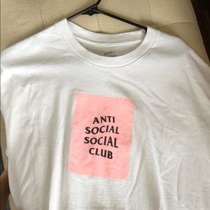 Anti social shirt never worn